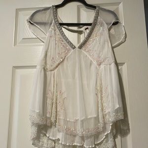 Free people beaded top